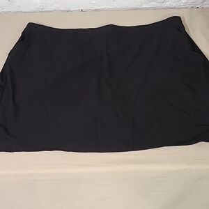 CJ Banks Active Skort Black 2X Quick Dry